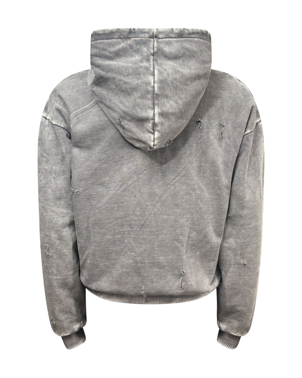 Grunge Distressed Clash Hooded Knit NSF Lisse Distressed Hoodie 